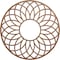 Ekena Millwork Cannes Wood Fretwork Pierced Ceiling Medallion, Walnut, 20"OD x 6 7/8"ID x 3/8"T CMWP20X20X0375CNWA - alternate 1